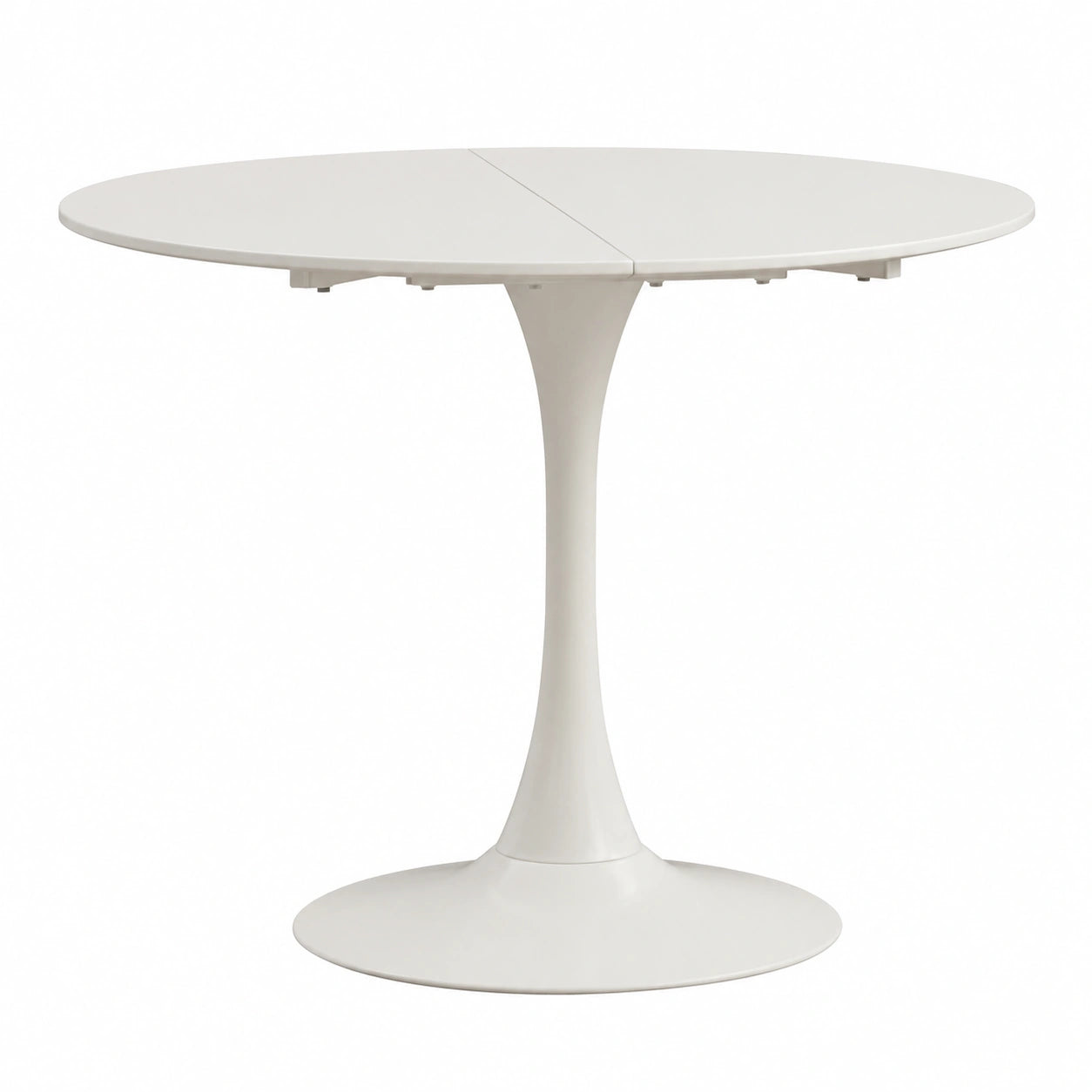 Table à manger, 4 places, coloris blanc, pour la salle à manger