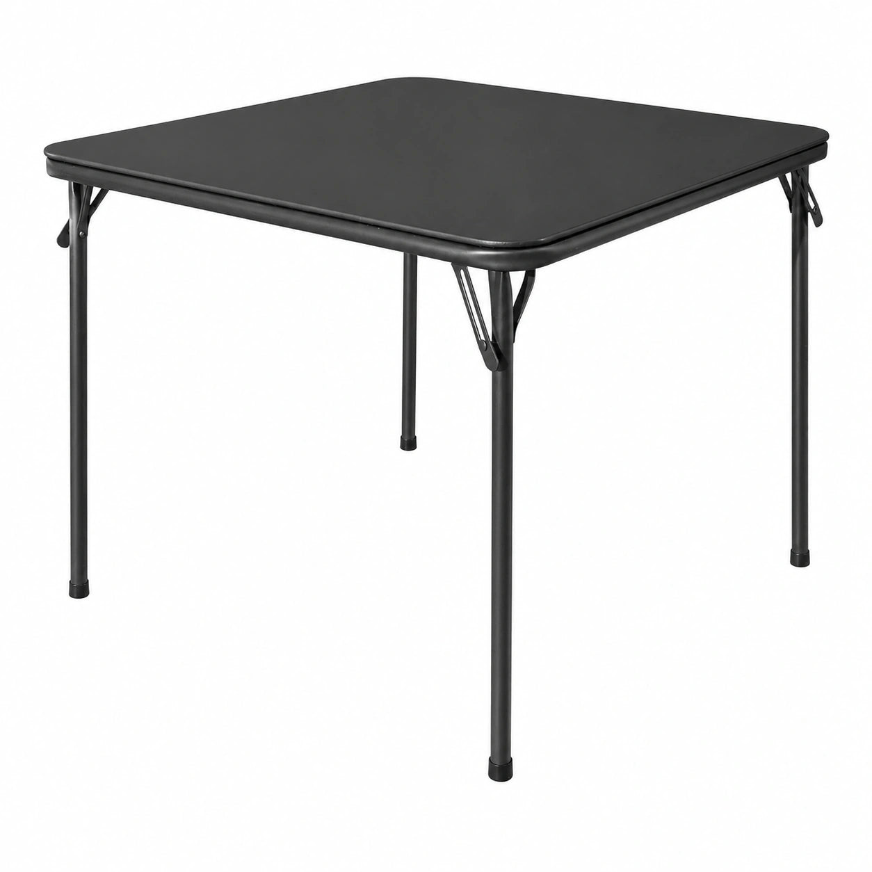 Table, coloris noir, 4 places, 80 x 80 cm, pour les espaces de vie