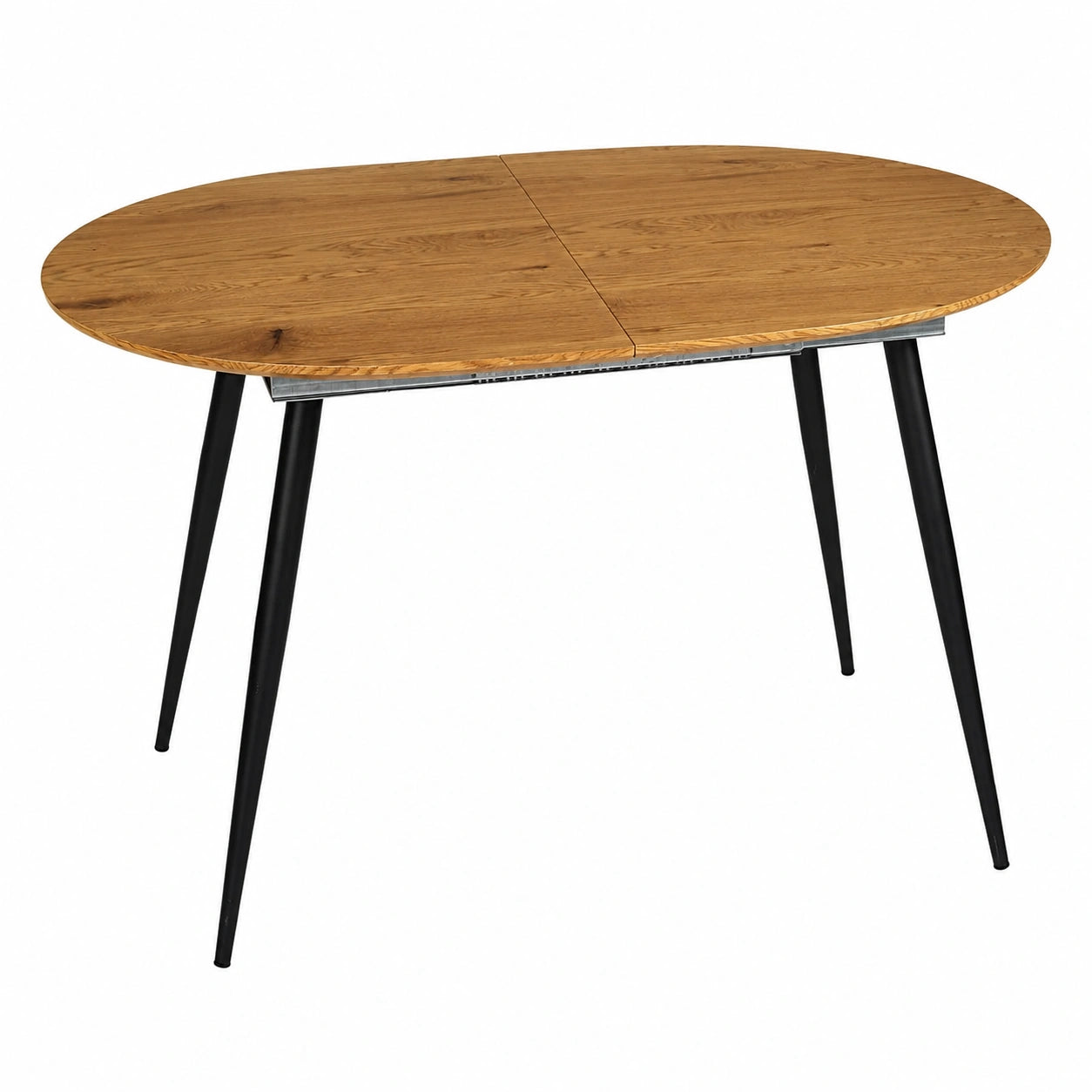 Table, extensible, coloris marron, 8 places, pour les espaces de vie