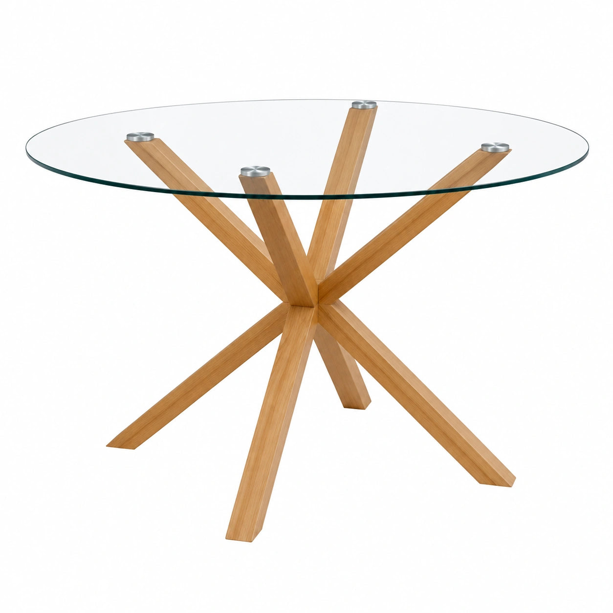 Table, en verre trempé, pour les espaces de vie