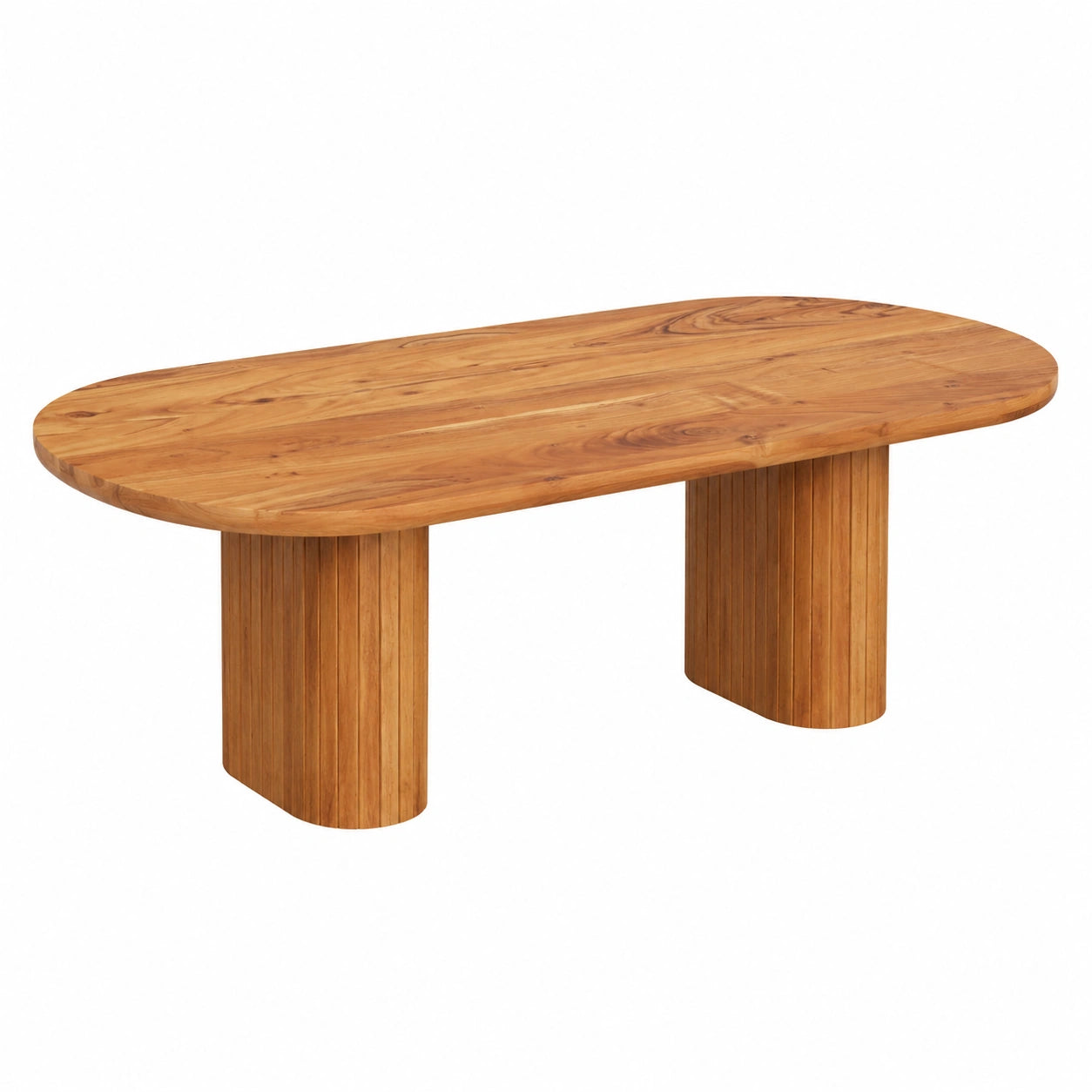 Table, en bois massif, 140 x 60 x 2,5 cm, pour les espaces de vie
