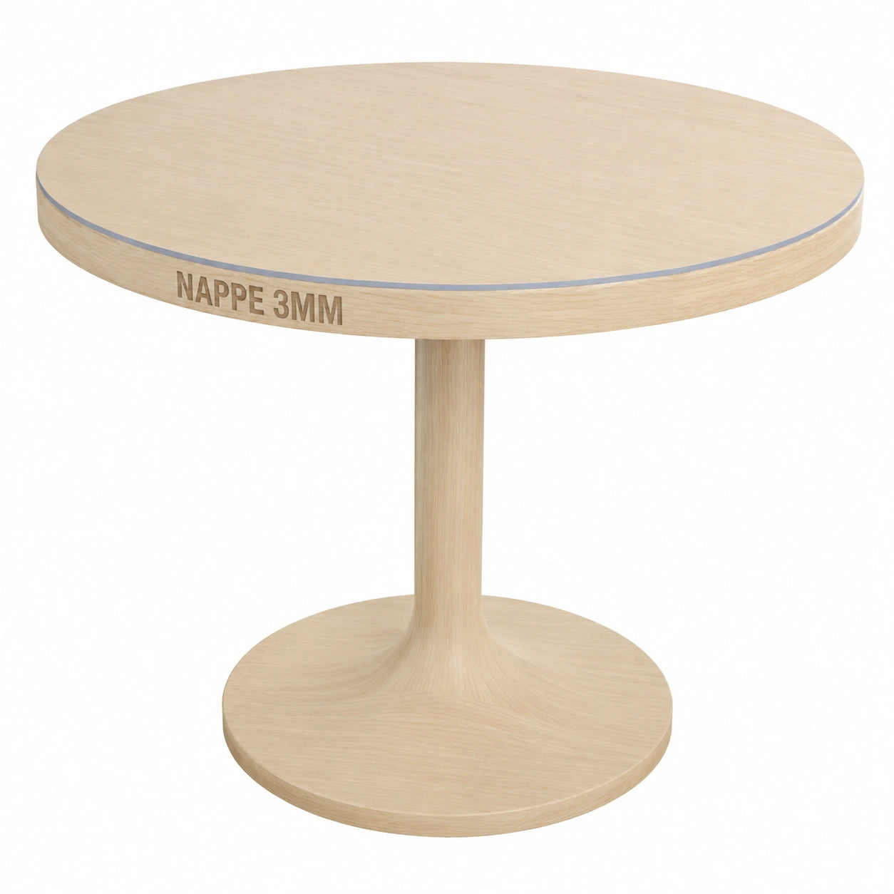 Table, coloris transparent, pour les espaces de vie