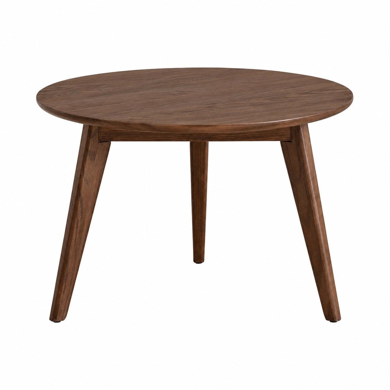 Table basse, en chêne et noyer, 60 x 60 x 35 cm, pour le salon