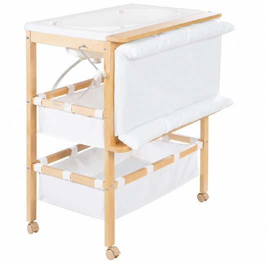 Matelas, pivotant, avec rangement, coloris naturel, pour la chambre