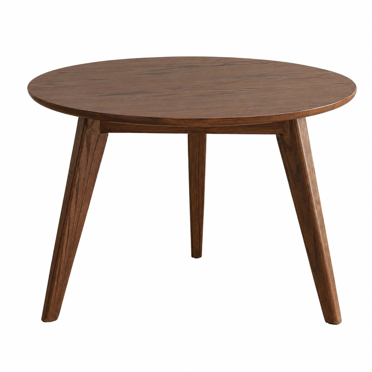 Table basse, en chêne et noyer, 75 x 75 x 45 cm, pour le salon