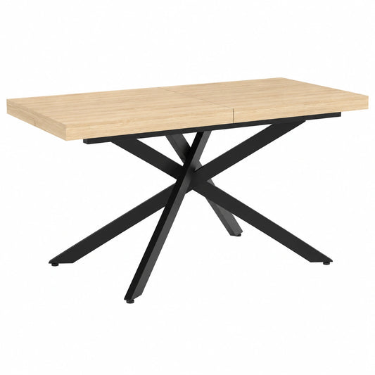 Table à manger, en chêne, extensible, pour la salle à manger